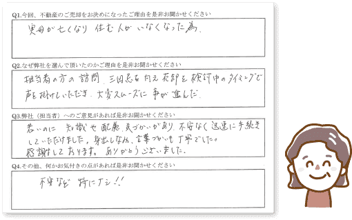 大阪市在住 女性／60代〜